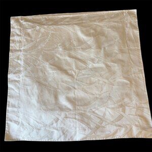 FRETTE Italy Embossed Taupe Egyptian 100% Cotton Euro Shams Set Of 2